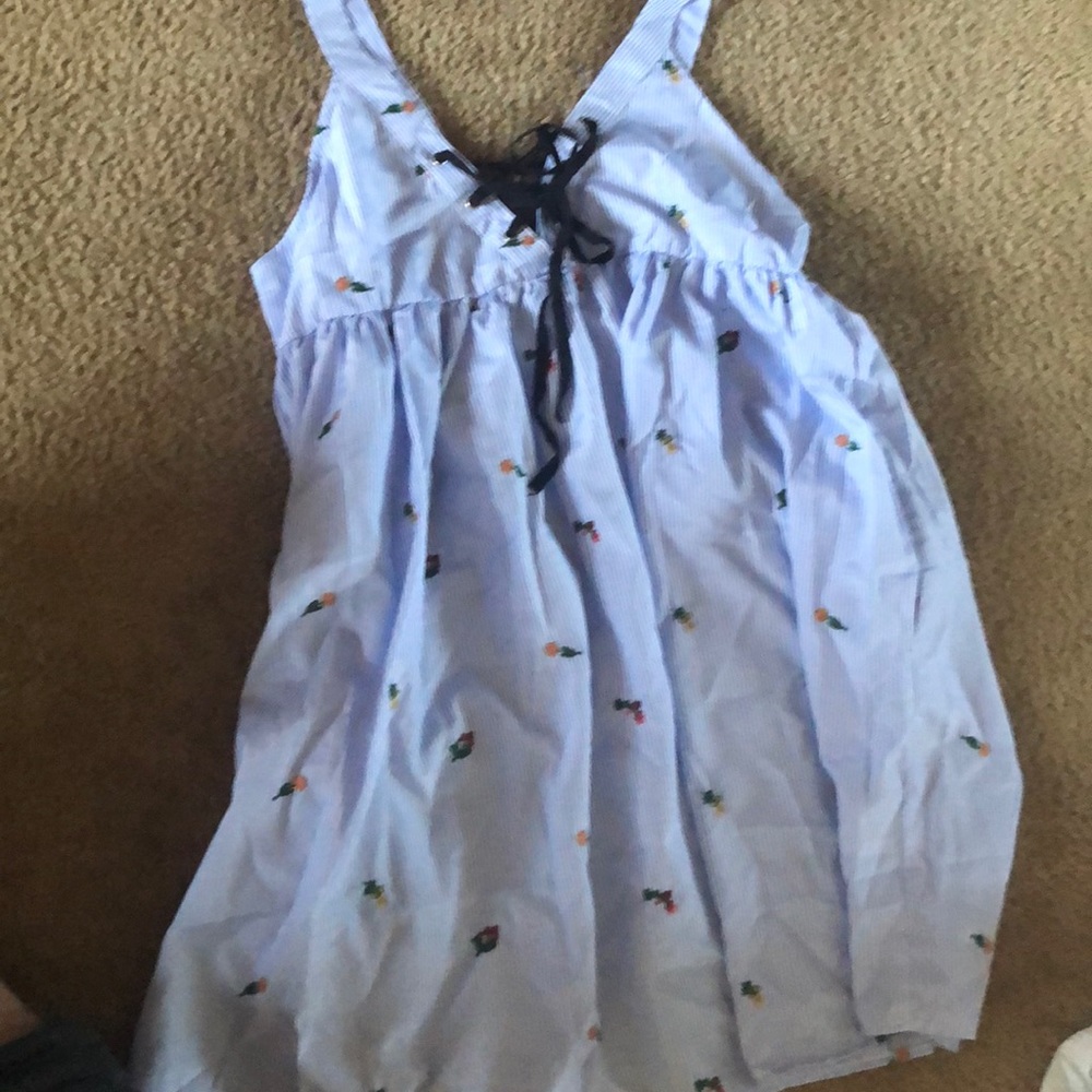Blue spring dress